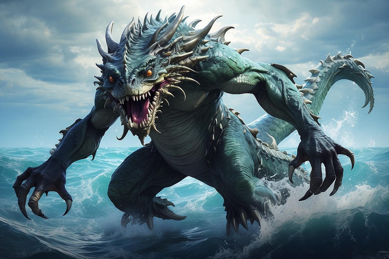 Sea monster animation